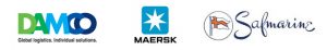 DAMCO, MAERSK and Safmarine logos