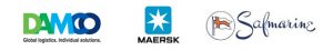 DAMCO, MAERSK and Safmarine Logos