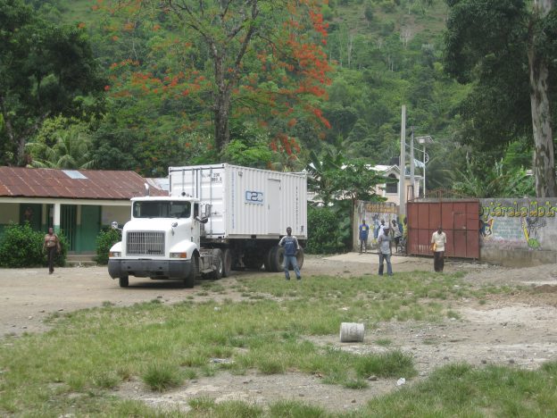 Clinic Arrives in Camp Coq!