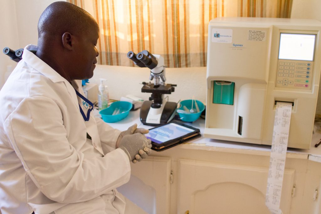 A practitioner at the Cap-Haitian clinic