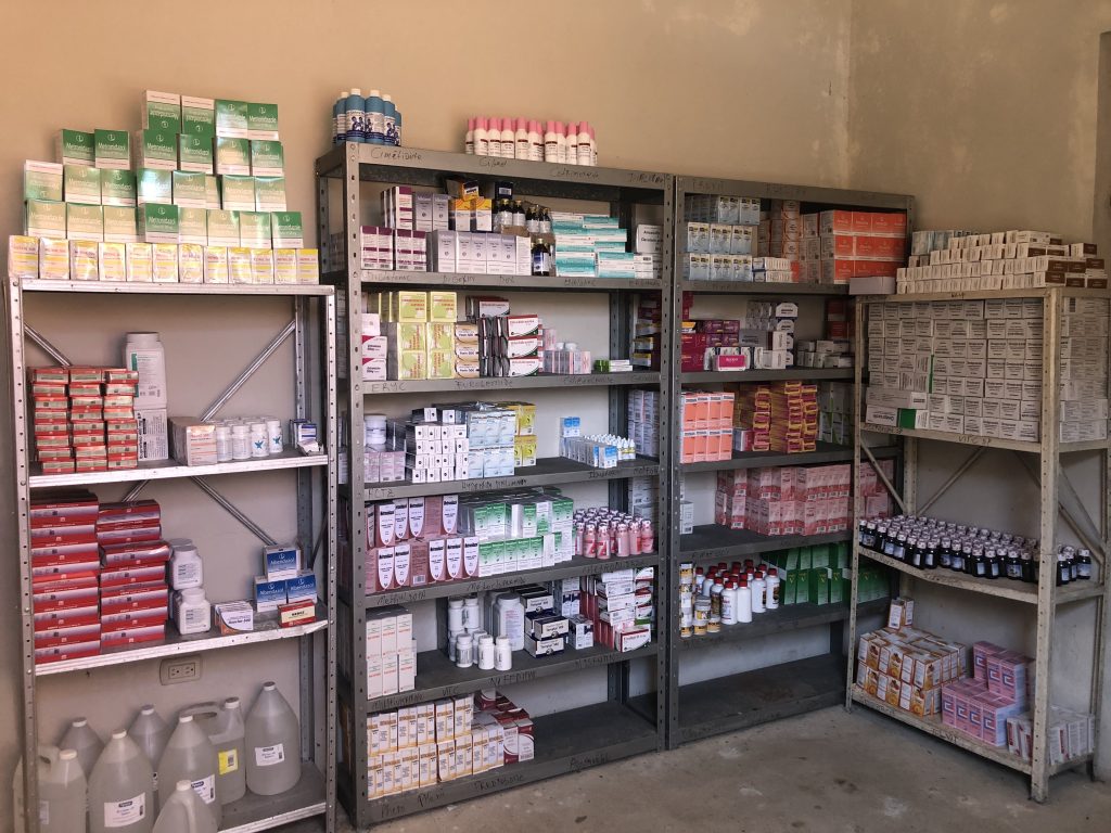 Bayeux clinic store room