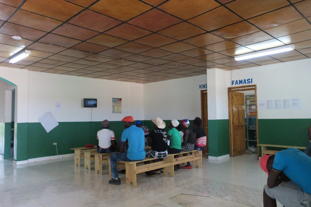 A training session at the Savanette clinic